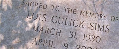 Lois Virginia Gulick Sims