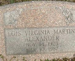 Lois Virginia Martin Alexander