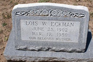Lois W. Eckman Lois W. Eckman