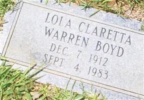 Lola Claretta Warren Boyd