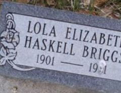 Lola Elizabeth Haskell Briggs (1884798.jpg) Lola Elizabeth Haskell Briggs (1884798.jpg)