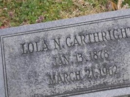 Lola Elizabeth Netherland Garthright Lola Elizabeth Netherland Garthright