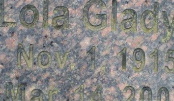 Lola Gladys Gantenbein