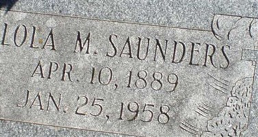 Lola M,. Saunders