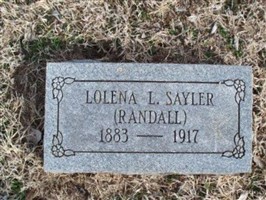 Lolena L Randall Sayler Lolena L Randall Sayler