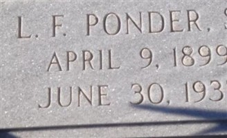 Lon F. Ponder, Sr