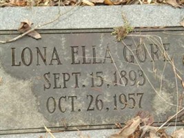 Lona Ella Canterbury Gore Lona Ella Canterbury Gore