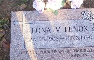 Lona V. Lenox Lona V. Lenox