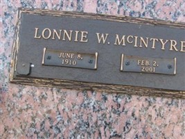 Lonnie W McIntyre Lonnie W McIntyre