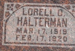 Lorell O. Halterman Lorell O. Halterman