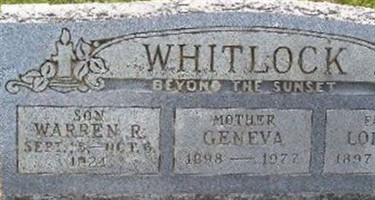 Loren M Whitlock Loren M Whitlock
