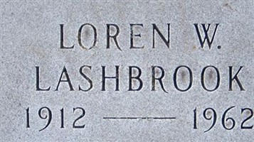 Loren W Lashbrook Loren W Lashbrook