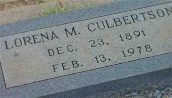 Lorena M Culbertson