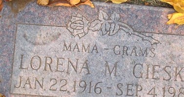 Lorena M. Guernsey Gieske Lorena M. Guernsey Gieske