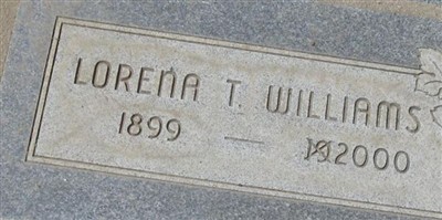 Lorena T. Williams Lorena T. Williams
