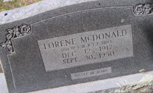 Lorene Ada Sides McDonald