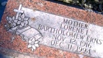 Lorene I Bartholomew Ernst Lorene I Bartholomew Ernst