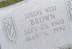 Lorene West Brown