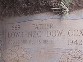 Lorenzo Dow Cox Lorenzo Dow Cox