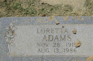 Loretta B. Adams Loretta B. Adams