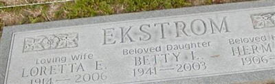 Loretta E Ekstrom