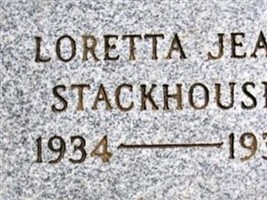Loretta Jean Stackhouse Loretta Jean Stackhouse