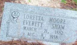 Loretta Moore Everett Shaw