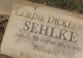 Lorine Dickerson Sehlke