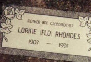 Lorine Flo Rhoades Lorine Flo Rhoades