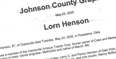 Lorn Henson Lorn Henson