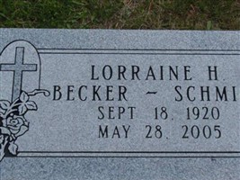 Lorraine H Becker Becker-Schmidt
