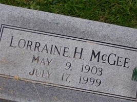 Lorraine H McGee Lorraine H McGee