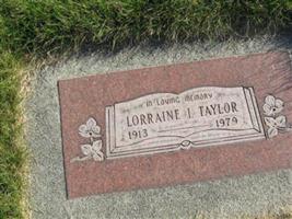 Lorraine I Taylor