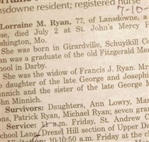 Lorraine Minnich Ryan