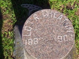 Lot R. Cheatum Lot R. Cheatum