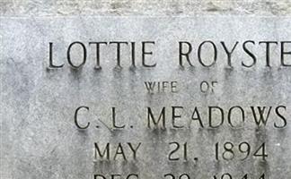 Lottie Bell Royster Meadows