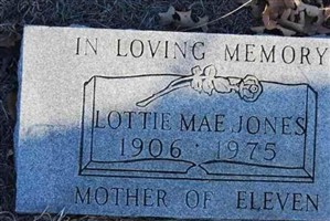 Lottie Mae Cullins Jones Lottie Mae Cullins Jones
