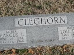 Lou Dora Cleghorn Lou Dora Cleghorn