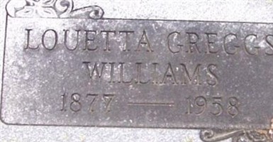 Louetta Greggs Williams Louetta Greggs Williams
