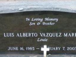 Luis "Louie" Alberto Vazquez Marks