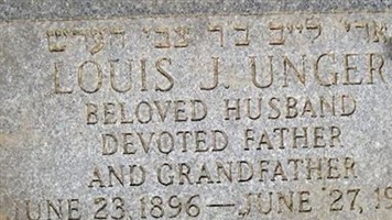 Louis J. Unger Louis J. Unger