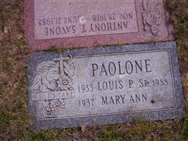 Louis P Paolone, Sr