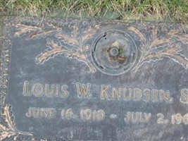 Louis W. Knudsen, Sr Louis W. Knudsen, Sr