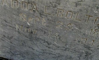 Adda Louisa "Addie" Bolton Bolton