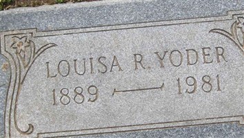 Louisa R. Yoder Louisa R. Yoder