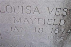 Louisa Vesta (Gibson) Mayfield