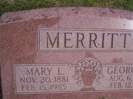 Mary Louise Christina (Mamie) Mortensen Merritt