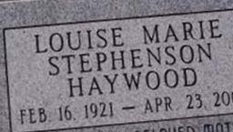 Louise Marie Stephenson Haywood