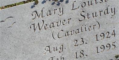 Mary Louise Weaver Cavalier Sturdy