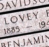 Lovey F. Davidson Lovey F. Davidson